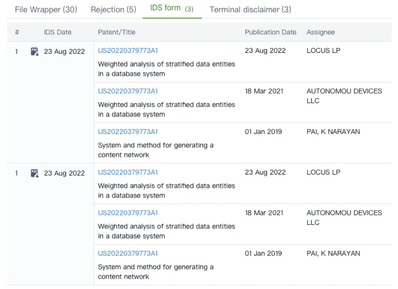 Summary of File Wrapper PatSnap Help Center
