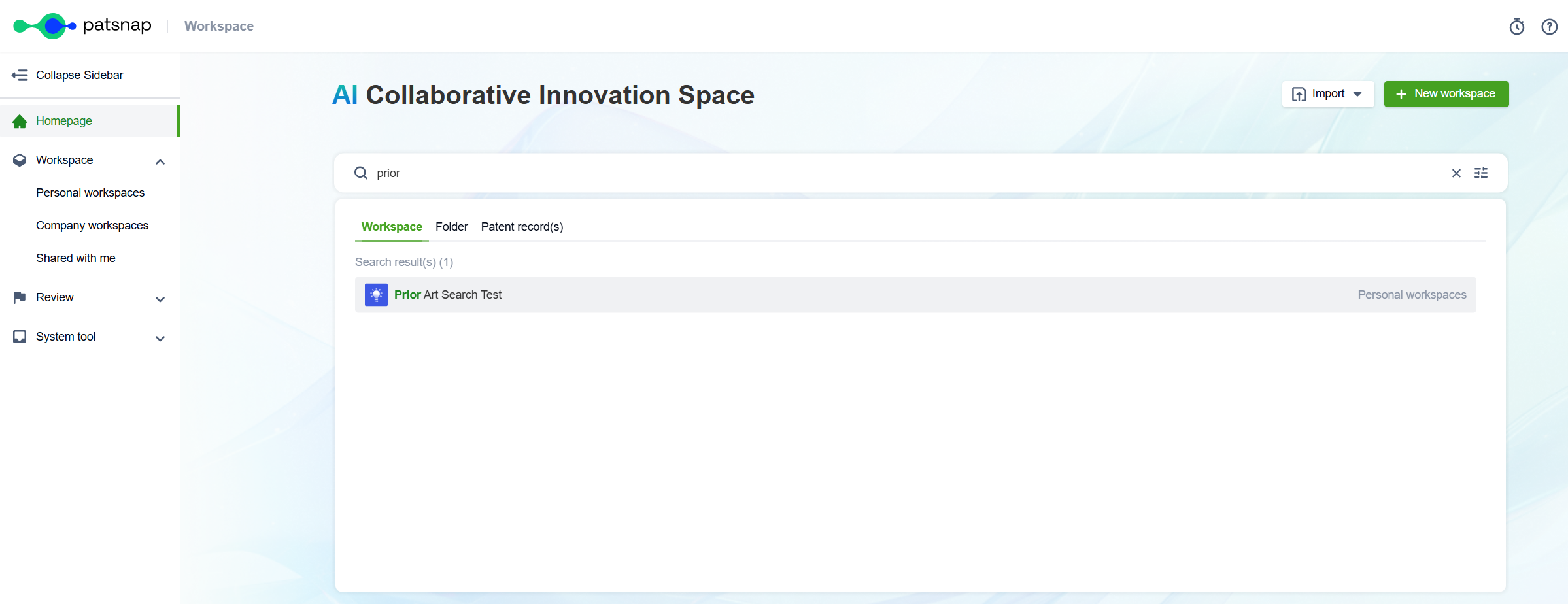 Prior Art Searching and Analysis – Patsnap Help Center