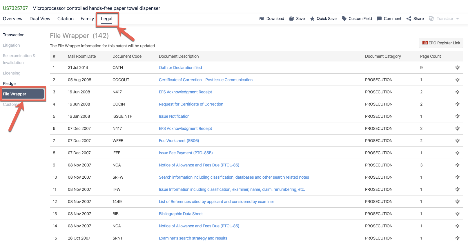 How Do I Access The File Wrapper For A Patent? PatSnap Help Center